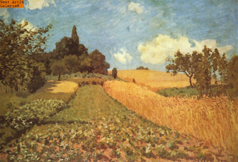Kornfeld nach Sisley Gemäldeimitation